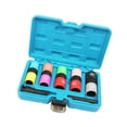 thumbnail image 2 of funtasica 7 Pieces Half Size Lug Nut Flip Socket Set Alloy Steel Accessory Metric Size, 2 of 9