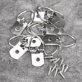 thumbnail image 1 of Picture Hangers, Picture Hanging Tool 50pcs Iron Photo Wall Hanging Hook Frame Hanger with Matching Screws for Painting Mirror Photo Frame, 1 of 7
