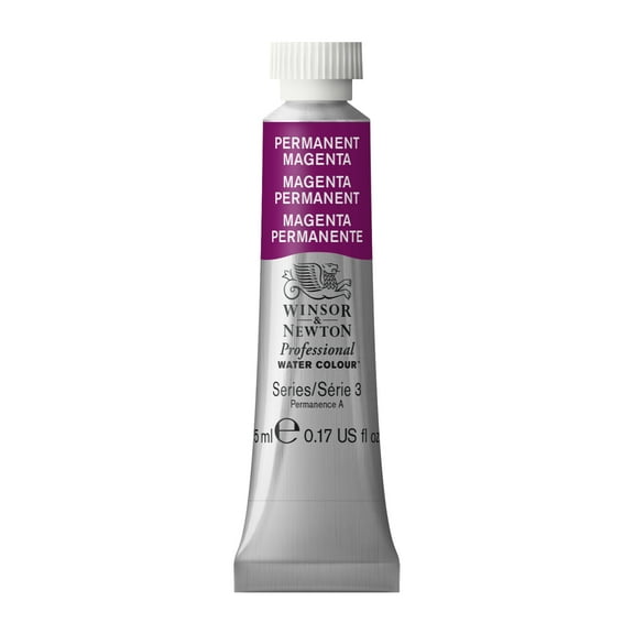 Winsor & Newton Professional Watercolor, 5ml, Permanent Magenta