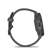 Garmin 010-02785-00 Venu 3S Health Fitness GPS Smartwatch Steel Bezel with Pebble Gray Case 41mm Bundle with Deco Screen Protector, Tech Smart USA Fitness & Wellness Suite| Official Garmin USA Dealer
