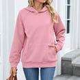 thumbnail image 2 of Hoodies for Teen Girls Cropped Hoodie Travel Style Outfit Women's Hoodies Sweatshirts Comfortable Lightweight Casual Long Sleeve Pocket Pullover For Everyday Wear, 2 of 8