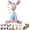 A, variant on Truly Indestructible Plush Dog Toys, Squeaky Teething Plush Toy for Lovely Pets, Donkey Dog Toy, Heavy Duty Plush Squeak Toy, Stuffed Toys for Small Medium Large Animals (3PCS-B)