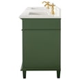 thumbnail image 4 of Legion Furniture 80" MDF/Veneer Wood Double Single Sink Vanity Cabinet in Green, 4 of 10
