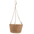 thumbnail image 5 of Hemoton Woven Hanging Plant Pot Hanging Flower Pot Home Balcony Flowerpot Garden Flowerpot, 5 of 8