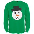 thumbnail image 1 of Snowman Chandail de Noël Laid Visage Vert pour Adulte à Manches Longues, 1 of 1