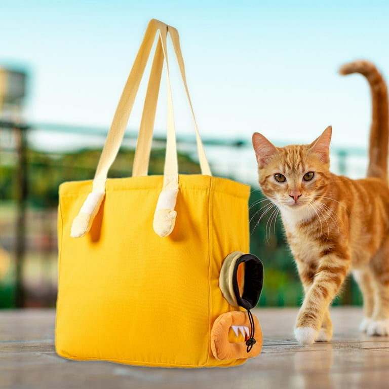 FITYLE Cat Carrier Bag,Cat Handbag with Shoulder Strap,Canvas,Pet