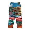 thumbnail image 3 of Lsque Tropical Vacation Essentials Print Women's Pajama Pants, Lounge Pant - Comfortable Home Wear,Elastic Waistband, Stylish Design-Large, 3 of 9