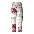 thumbnail image 5 of Lilgiuy Women's Fashion Summer Casual Loose Pocket Straight Printing Trousers Pants Alt Clothing Alternative Clothing, 5 of 5