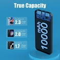 thumbnail image 4 of Miady Paquete de 2 cargadores portátiles USB duales de 10000 mAh, banco de energía de carga rápida USB-C, cargador de respaldo para iPhone 15/14/13, Galaxy S23/22, Pixel, etc., 4 of 4