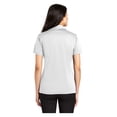 thumbnail image 2 of Port Authority Women's Silk Touch Performance Polo Moisture Wicking Shirt White X-Large, 2 of 3