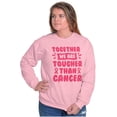 thumbnail image 4 of Together Tougher Than Breast Cancer Women Crewneck Sweatshirt Brisco Brands S, 4 of 6