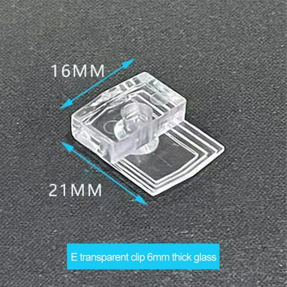 Mirror Holder Clips 1/4 In Clear Plastic Mirror Holders Mirror Mounting Clips