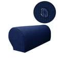 thumbnail image 2 of CUH Sofa Armrest Cover Stretch Fabric Armrest Cover Waterproof Anti-Slip Furniture Protector Armchair Slipcovers Couch Arm Cover Blue 1 Pair, 2 of 5