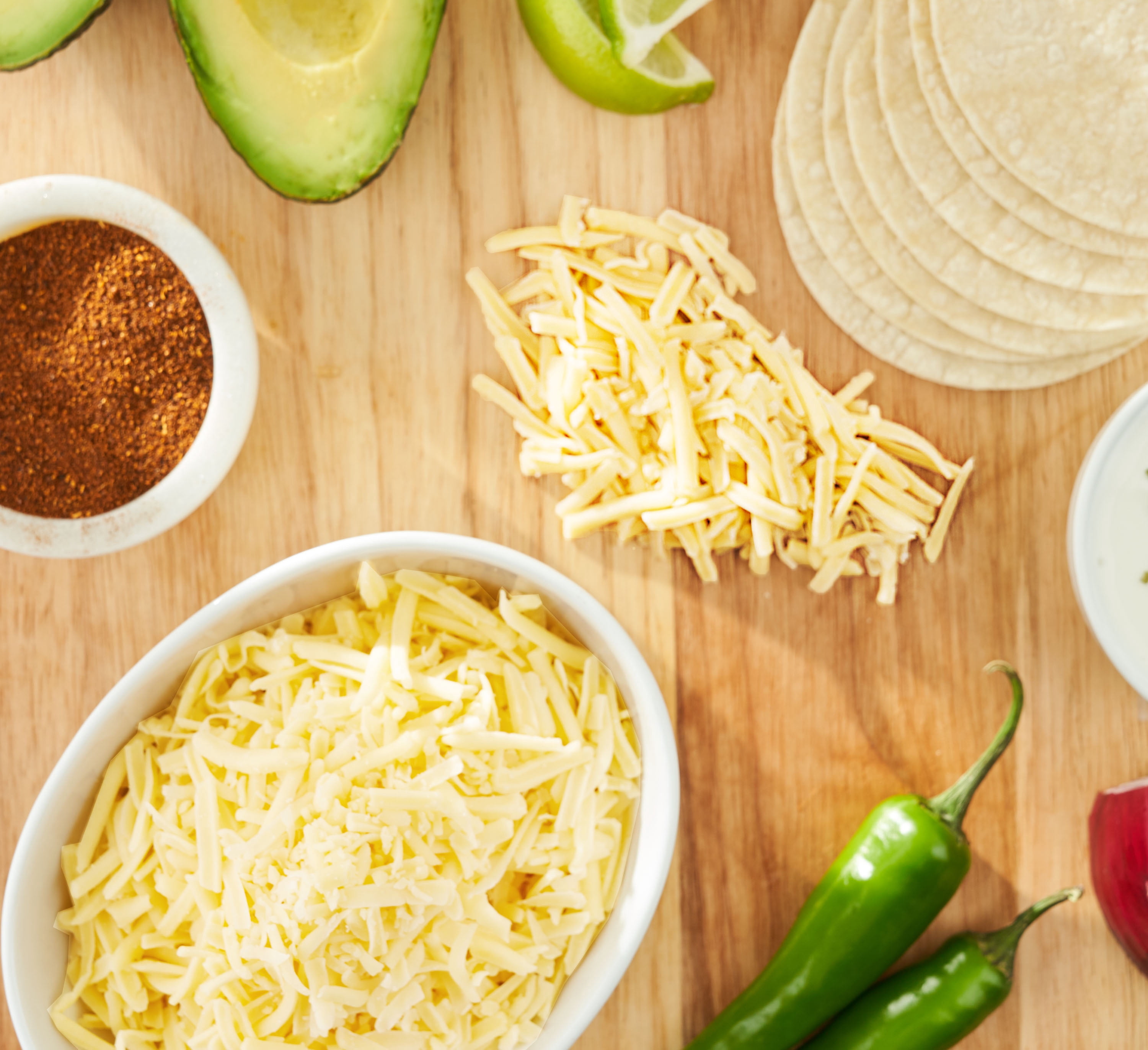 Great Value Queso Quesadilla Shredded Cheese, 16 oz Bag