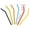 color-3C-home supplies, variant on MORESEC Home 6 Piece Reusable Silicone Straws Set - Flexible Colorful Drinking Straws for Smoothies Juices Milk Eco Friendly easter decorations for home
