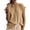 Khaki #006, variant on Womens Dressy Casual Tops Ruffle Short Sleeve V Neck Work Blouses Summer Business Casual Cotton Linen Shirts, XL