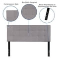 thumbnail image 6 of Flash Furniture Bedford Tufted Upholstered Full Size Headboard in Light Gray Fabric, 6 of 11