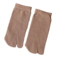 thumbnail image 2 of 2Pcs Split Toe Socks Unisex Sweat Absorption Solid Color Outdoor Breathable Japanese Flip Flop Socks for Outdoor, 2 of 8
