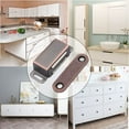 thumbnail image 3 of Kitchen Cabinet Magnets Closure 2 Pack Cabinet Magnetic Catch Cupboard Door Magnets Heavy Duty 15 lbs Metal RV Drawer Latch Closet Closing Stainless Steel Shutter Hardware-Oil Rubbed Bronze, 3 of 5