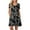 Black Carving, variant on ANYJOIN Women's Summer Casual Dresses V Neck Short Sleeve Swing Dress with Pockets