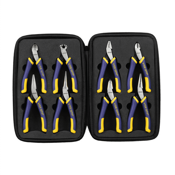 Vise Grip 8 Pc. Mini Traditional Pliers Set w/Case