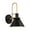 Black, variant on Modern Simple Iron Wall Lamp Suitable for Living Room Bedroom Easy Installation Soft Light Fixture Commercial Space Use
