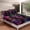 Black Purple Green, variant on Manfei Orange Pumpkin Bed Sheets King,Maple Leaf King Sheet Sets,Thanksgiving Day Bedding Sets King Size,Super Cozy Autumn Bedroom Decoration,4pcs