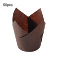 thumbnail image 1 of ENJOYW 50 Pcs Cake Cup Multi-use Heat-resistant Oil-proof Paper Kitchen Cake Cup for Cooking Cake Cup Oil-proof PaperSize, 1 of 7
