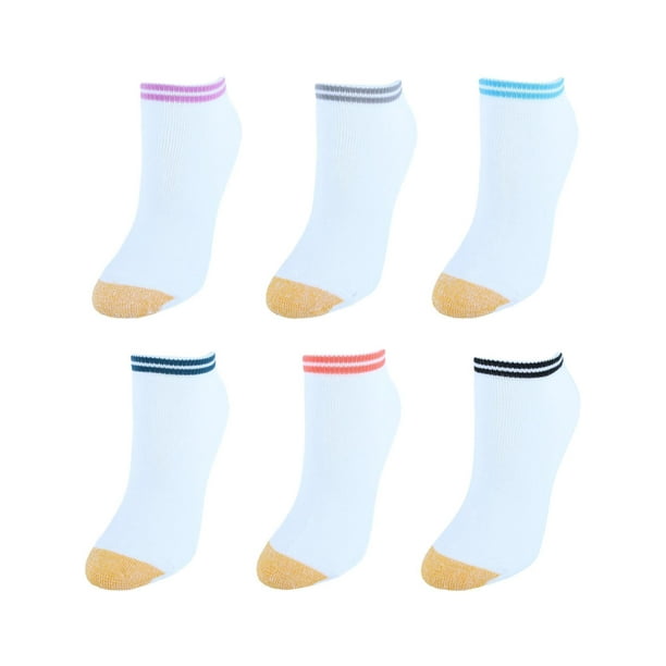 Gold Toe Cotton No Show Liner Socks (Pack of 6) (Women)