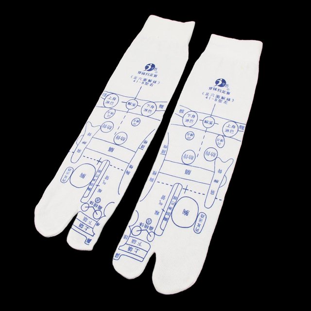 Calcetines de Reflexología de Acupuntura de Punto de ón shamjiam Calcetines de reflexología para hombres