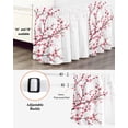 thumbnail image 3 of Cherry Blossom Wrap Around Bed Skirts for Queen Bed 16" Drop,Bed Skirt with Adjustable Elastic Belt Dust Ruffle Bed Valance for Bedroom Hotel Spring Pink Floral Branches Watercolor Bed Frame Cover, 3 of 7