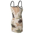 thumbnail image 6 of Ladies Elegant Sling Sleeveless Sexy Dress flowers, 6 of 6