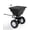 black, variant on Qinain Tow Behind Broadcast Spreader, 85 LBS Capacity Seed Spreader with Hopper Cover & Universal Hitch, Adjustable Flow Control Lawn Spreader for for Seed, Fertilizer, Salt, Ice Melt