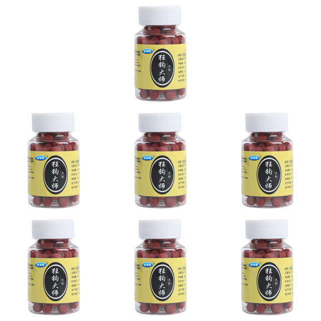 Cebos de pesca de gran alcance, señuelos portátiles para atracción de peces para carpa (grano grande), 7 Uds.