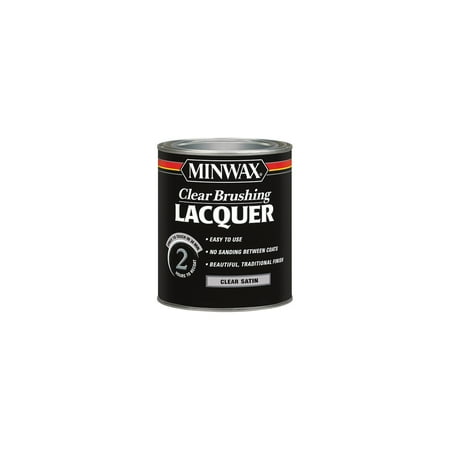 Ivory Lacquer Finish - Minwax® Clear Brushing Lacquer Satin 1-Qt