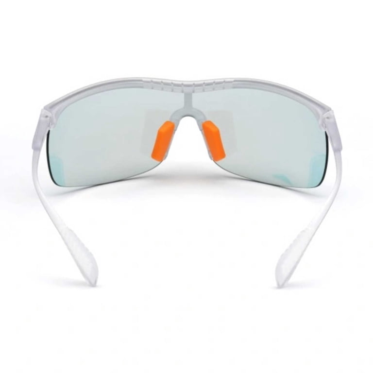 NEW ADIDAS SP0003 26C SUNGLASSES Adidas SP0003 26C Smoke Clear Plastic Half-Rimless  main image 4