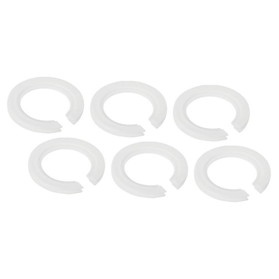 Uxcell Lamp Shade Reducing Ring E27 to E14 Holder Adapter Ring for Light Fixtures 6 Pack