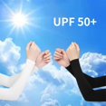 thumbnail image 2 of 1 Pair Ice Arm Sleeves Sun Protection Sleeves Sports Hand Cover Summer Sun UV Arm Protection Cooling Warmer Outdoor Breathable ZR, 2 of 7