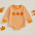 thumbnail image 2 of NIEWTR Baby Onesies Pajamas Infant Fall Boy Bodysuits Long Sleeve Halloween Pjs Jumpsuit Baby Sleepwear Clothes,Size 0-3 Months, 2 of 9