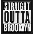 thumbnail image 4 of Old Glory Mens Straight Outta Brooklyn Long Sleeve Graphic T Shirt, 4 of 6