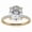 Yellow, variant on Timeless Oval Cut White Gold Plated Solitaire Ring for Women