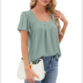 thumbnail image 2 of Blusas Tipo Túnica para Mujer, Holgadas, de Corta, con Cuello Redondo, Informales, de Verano Judías L, 2 of 10