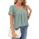 thumbnail image 2 of Blusas Tipo Túnica para Mujer, Holgadas, de Corta, con Cuello Redondo, Informales, de Verano Judías XXL, 2 of 10
