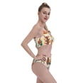 thumbnail image 4 of Daiia Autumn In The Forest printed 2 piece Swimsuit Bikinis for Women High Waisted Racerback Bathing Suits Summer Tummy Control Scoop Neck Swimwear-Large, 4 of 8
