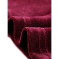 thumbnail image 5 of INSPIRE CHIC Women's Skirt Velvet Stretchy High Waist Fishtail Hem Slim Fit Midi Skirt XL Red, 5 of 6