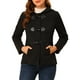 thumbnail image 1 of Abrigo Duffle con Cierre Frontal para Mujer Inspire Chic, Corto, con Capucha, Talla XL, Negro, 1 of 7