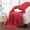 Christmas Red, variant on Throw Blanket for Couch Soft Knitted Textured Couch Cover Tweed Blanket with Fringe Tassel for Home Décor Bed Sofa Chair, 60" x 80", Lime Green
