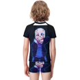 thumbnail image 3 of Undertale Boys 2-Piece Swimsuit Set, Short Sleeve Rash Guard & Swim Trunks, 3 of 7