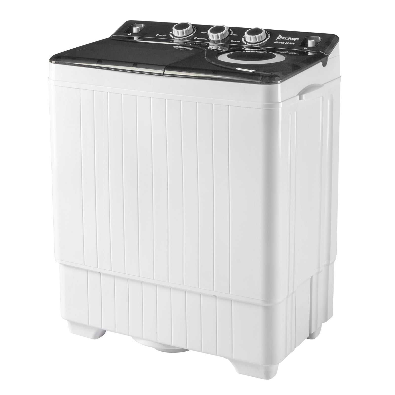 QXDRAGON Portable Washing Machine 26lbs Twin Tub Compact Semiautomatic