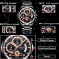 thumbnail image 2 of Nibosi Man Watch 2020 Relogio Masculino Mens Watches Top Luxury Brand Sport Military Quartz Watch Men Wristwatch Male Clock Saat - Quartz Wristwatches, 2 of 6